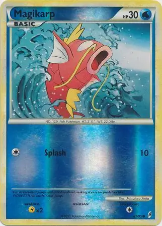61/95 Magikarp CL Common Reverse Holo