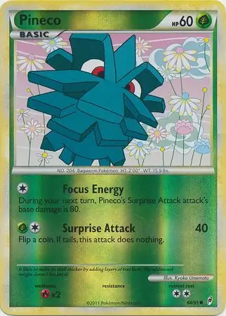 68/95 Pineco CL Common Reverse Holo