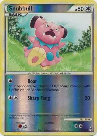 71/95 Snubbull CL Common Reverse Holo