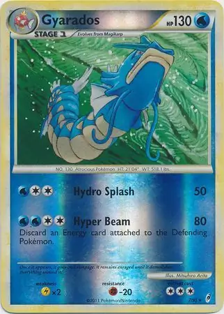 7/95 Gyarados CL Rare Holo Reverse Holo