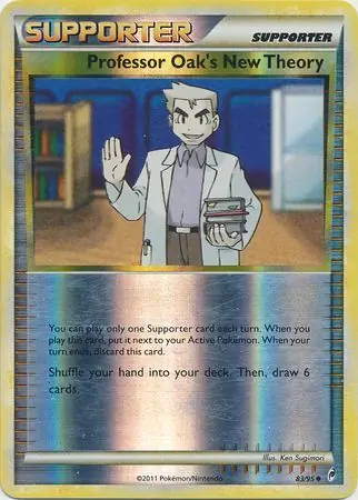 83/95 Professor Oak's New Theory CL Uncommon Reverse Holo