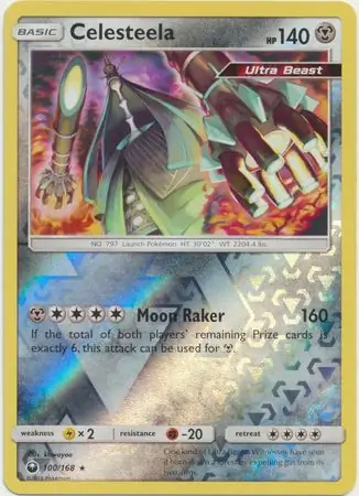 100/168 Celesteela CES Rare Holo Reverse Holo