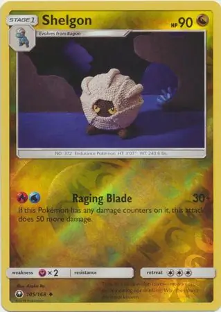 105/168 Shelgon CES Uncommon Reverse Holo
