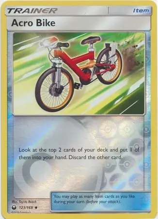 123/168 Acro Bike CES Uncommon Reverse Holo