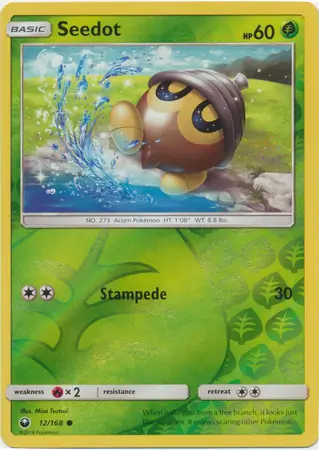 12/168 Seedot CES Common Reverse Holo