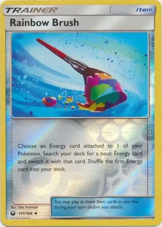 141/168 Rainbow Brush CES Uncommon Reverse Holo