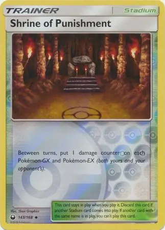 143/168 Shrine of Punishment CES Uncommon Reverse Holo