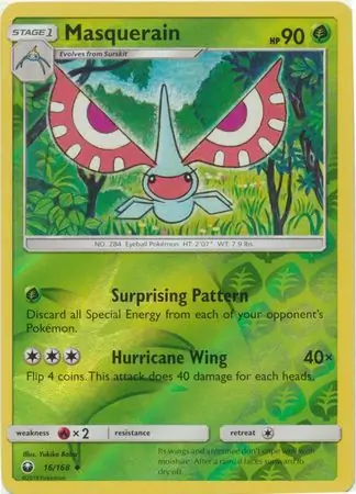 16/168 Masquerain CES Uncommon Reverse Holo