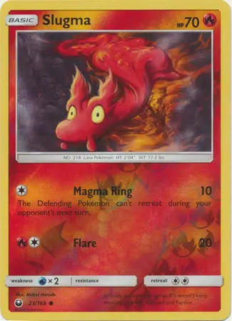 23/168 Slugma CES Common Reverse Holo