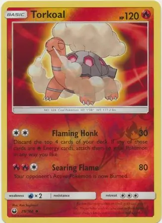 29/168 Torkoal CES Uncommon Reverse Holo