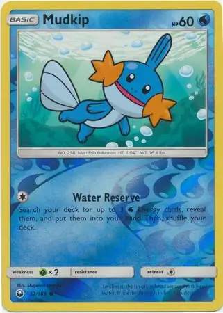 32/168 Mudkip CES Common Reverse Holo
