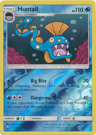 42/168 Huntail CES Uncommon Reverse Holo