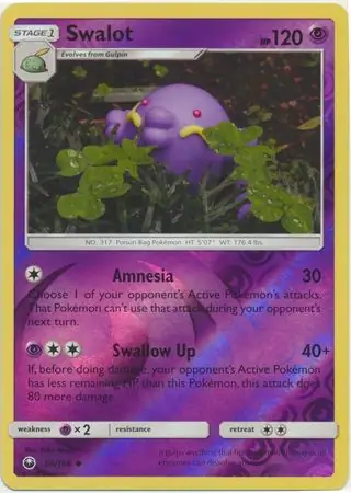 58/168 Swalot CES Uncommon Reverse Holo