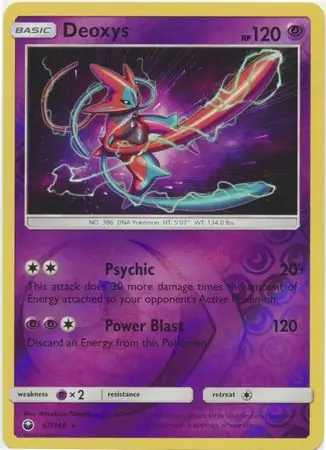 67/168 Deoxys CES Rare Holo Reverse Holo