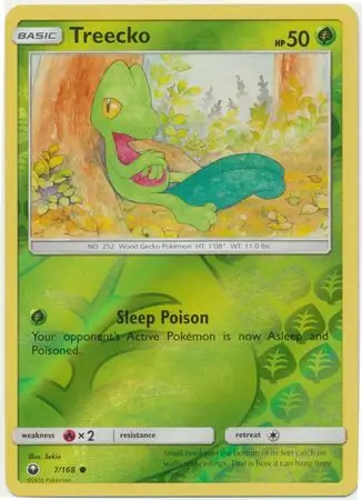 7/168 Treecko CES Common Reverse Holo