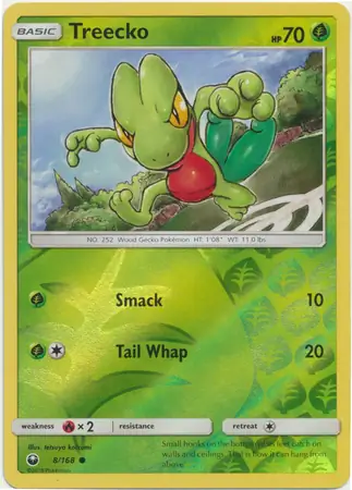 8/168 Treecko CES Common Reverse Holo
