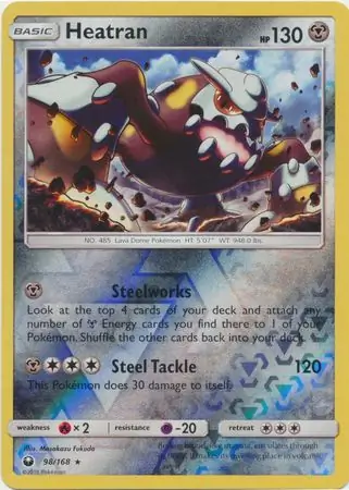 Heatran Celestial Storm 98/168 Rare Holo Reverse Holo