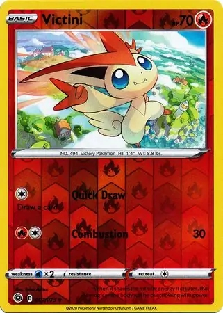 007/073 Victini CPA Uncommon Reverse Holo