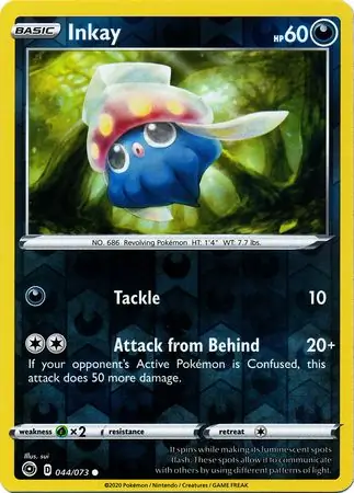 Inkay Champion's Path 044/073 Common Reverse Holo