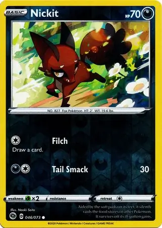 Nickit Champion's Path 046/073 Common Reverse Holo