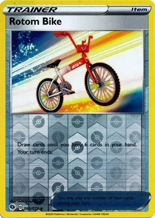 Rotom Bike Champion's Path 063/073 Uncommon Reverse Holo
