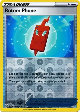 Rotom Phone Champion's Path 064/073 Uncommon Reverse Holo