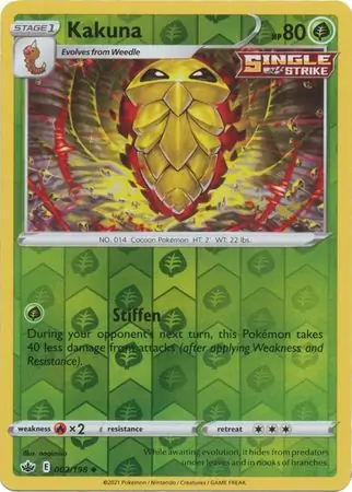 002/198 Kakuna CRE Uncommon Reverse Holo