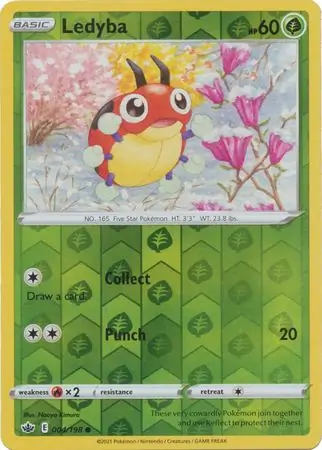 004/198 Ledyba CRE Common Reverse Holo