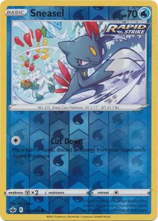030/198 Sneasel CRE Common Reverse Holo