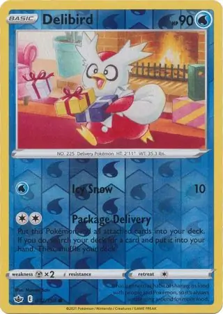032/198 Delibird CRE Common Reverse Holo