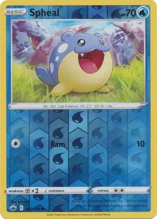 037/198 Spheal CRE Common Reverse Holo
