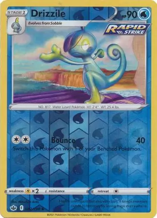 042/198 Drizzile CRE Uncommon Reverse Holo