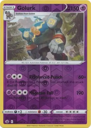 066/198 Golurk CRE Rare Reverse Holo