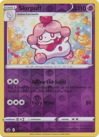 068/198 Slurpuff CRE Rare Reverse Holo