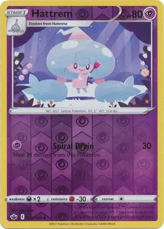 072/198 Hattrem CRE Uncommon Reverse Holo