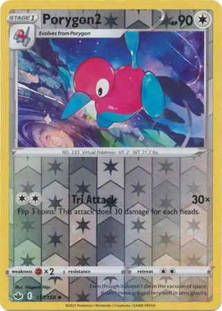 117/198 Porygon2 CRE Uncommon Reverse Holo