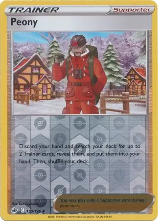 150/198 Peony CRE Uncommon Reverse Holo