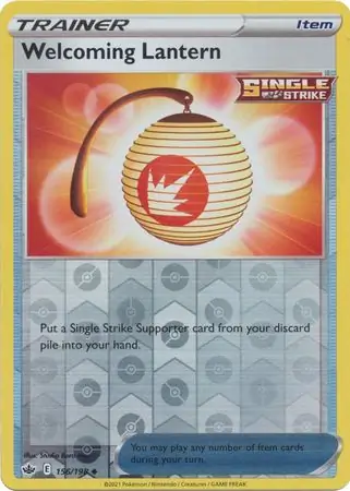 156/198 Welcoming Lantern CRE Uncommon Reverse Holo