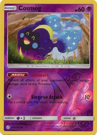 100/236 Cosmog CEC Common Reverse Holo