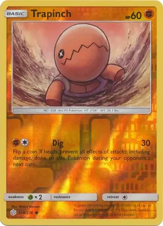 108/236 Trapinch CEC Common Reverse Holo