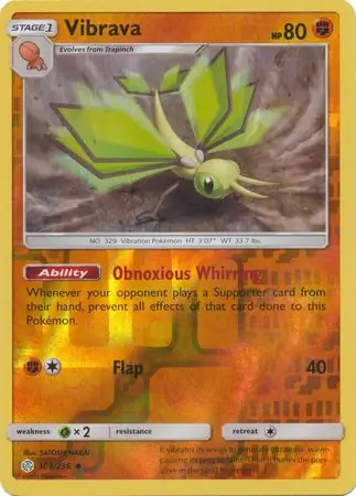 109/236 Vibrava CEC Uncommon Reverse Holo