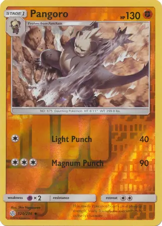 120/236 Pangoro CEC Uncommon Reverse Holo