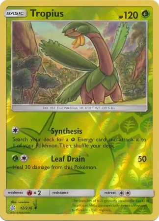 12/236 Tropius CEC Uncommon Reverse Holo