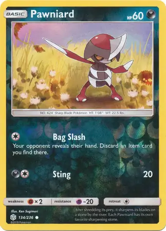 134/236 Pawniard CEC Common Reverse Holo