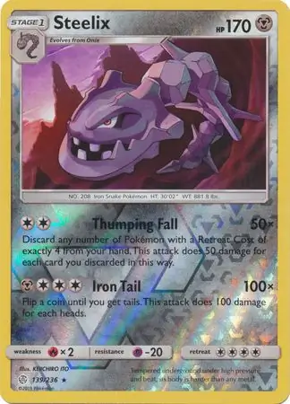 139/236 Steelix CEC Rare Holo Reverse Holo