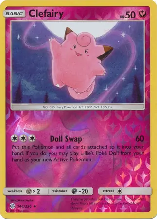 144/236 Clefairy CEC Uncommon Reverse Holo
