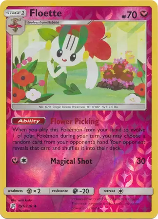 151/236 Floette CEC Uncommon Reverse Holo