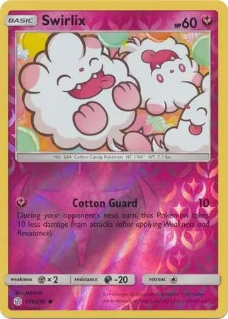 153/236 Swirlix CEC Common Reverse Holo