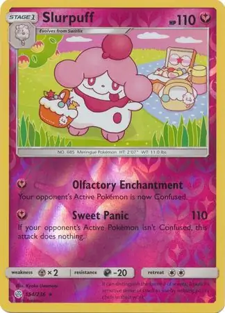 154/236 Slurpuff CEC Rare Reverse Holo