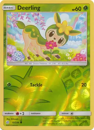 15/236 Deerling CEC Common Reverse Holo